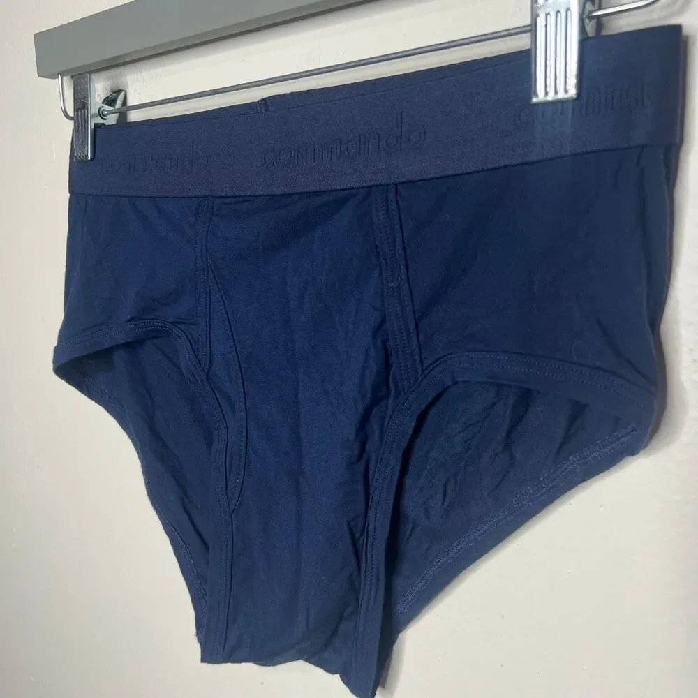 Commando Navy Blue Underwear Sz M - Picture 2 of 6